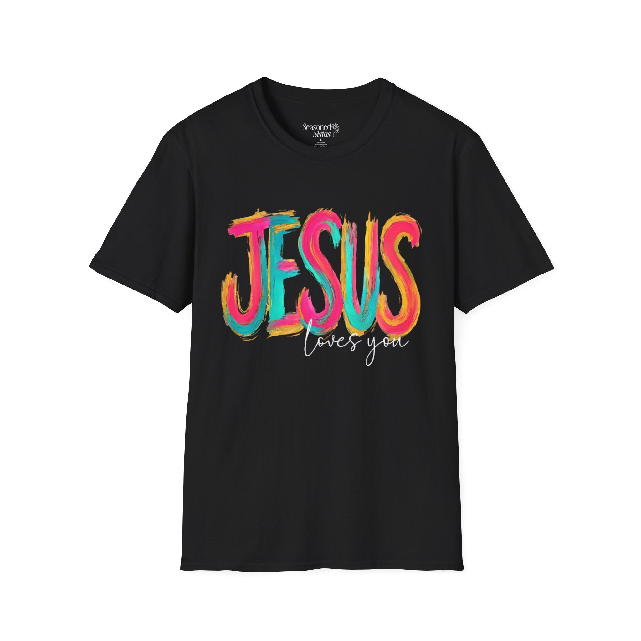Jesus Loves You & Better Days Ahead Unisex Softstyle T-Shirt, Inspirational Tee, Motivational Shirt, Graphic T-Shirt, Gift for Believers