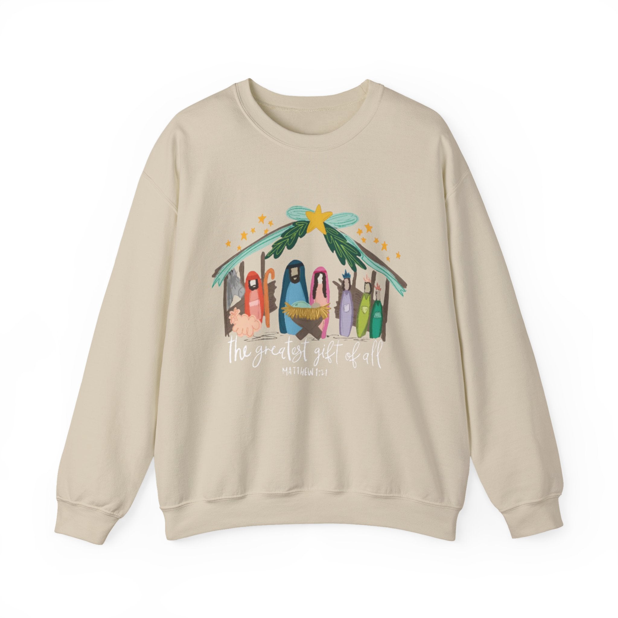 Nativity Scene Crewneck Sweatshirt