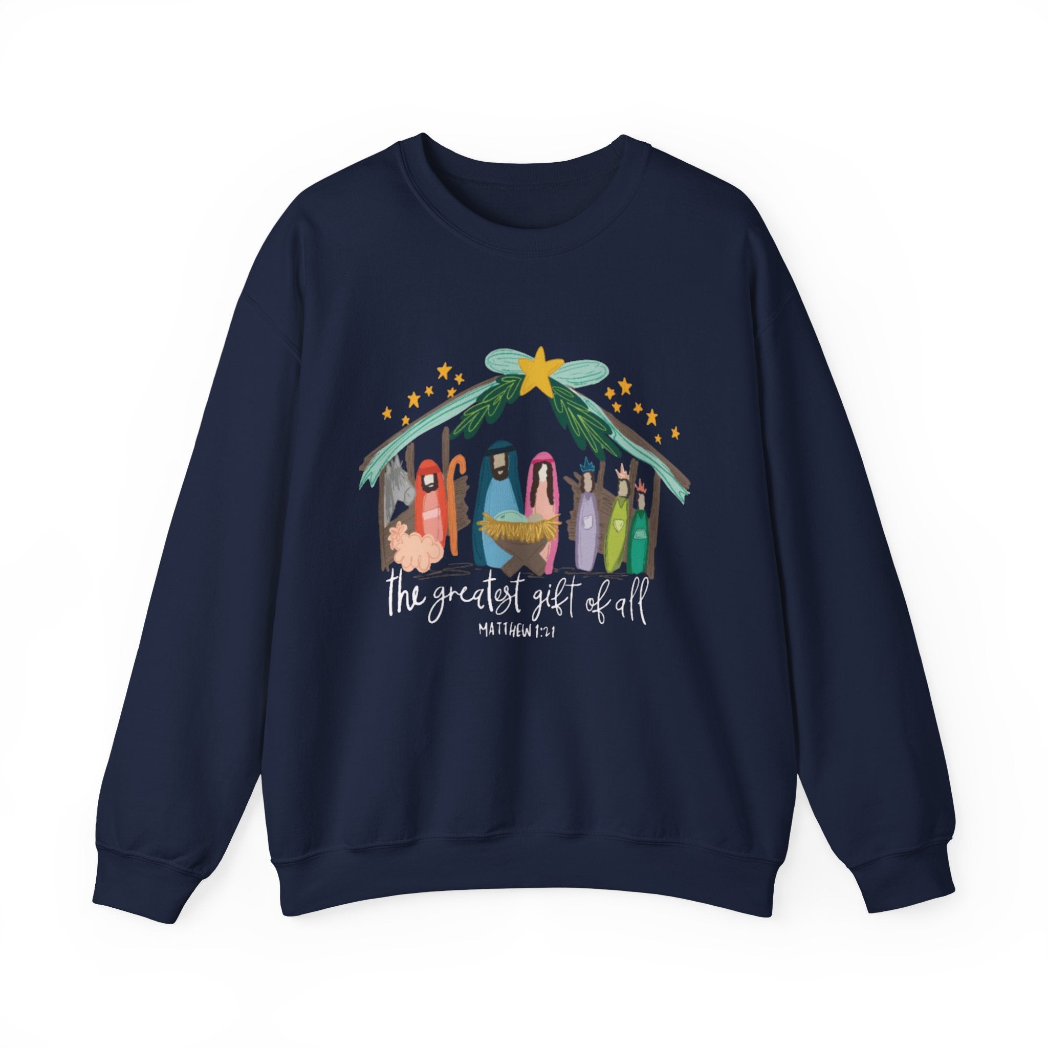Nativity Scene Crewneck Sweatshirt