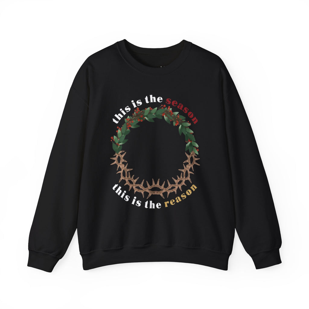 Jesus Is The Reason- Unisex Holiday Sweatshirt
