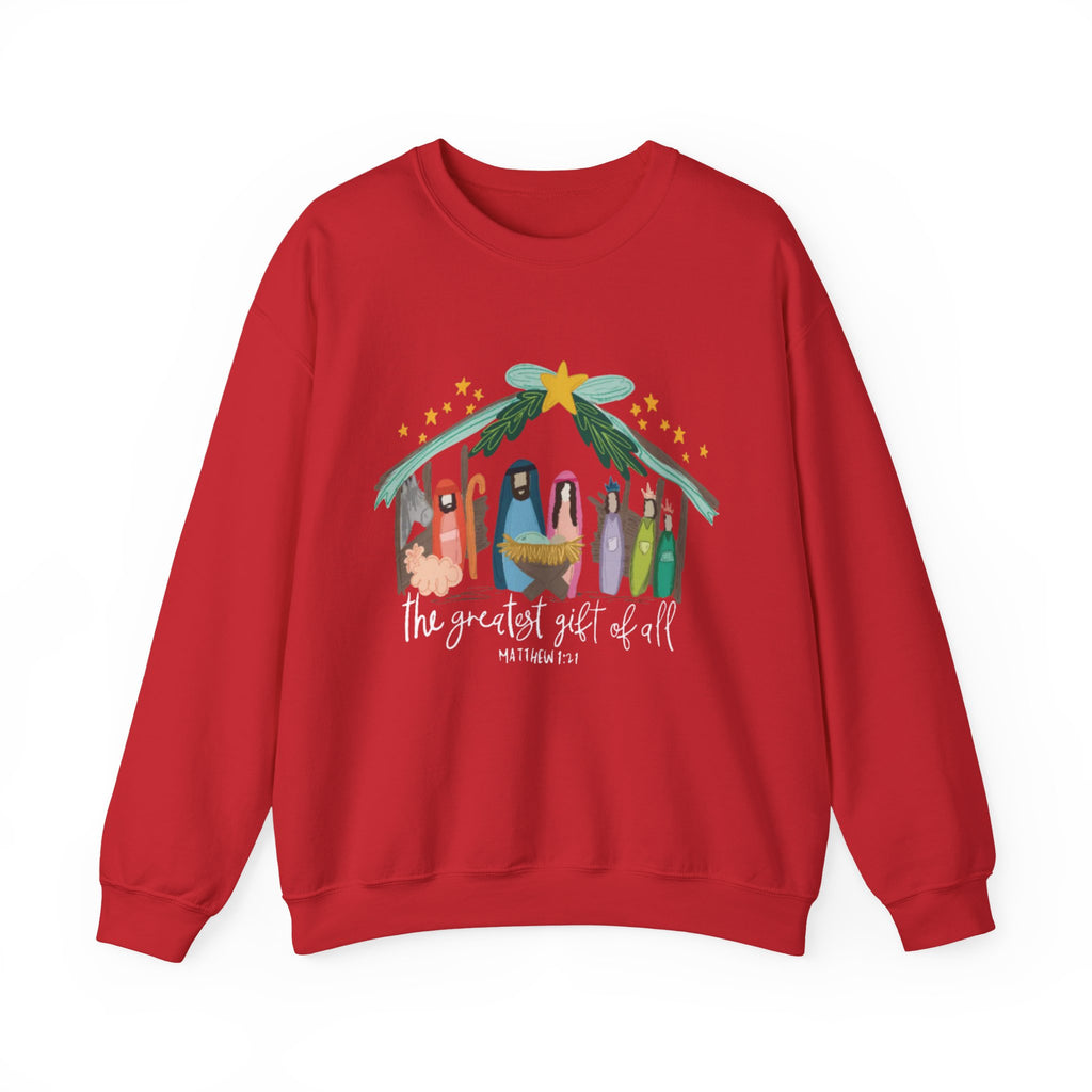 Nativity Scene Crewneck Sweatshirt