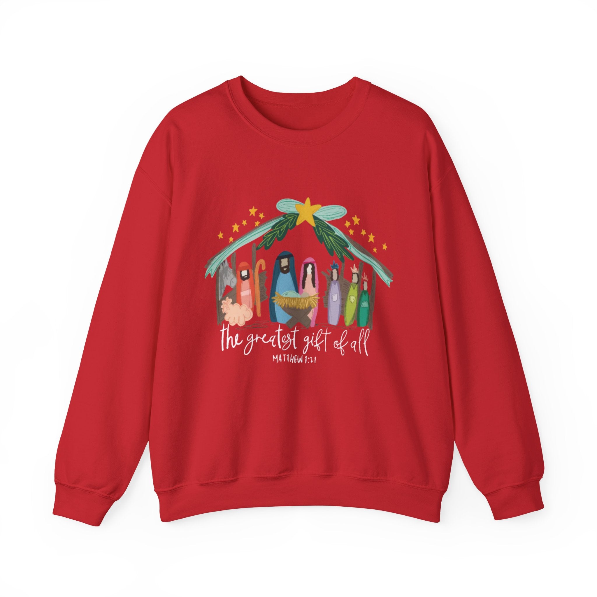 Nativity Scene Crewneck Sweatshirt