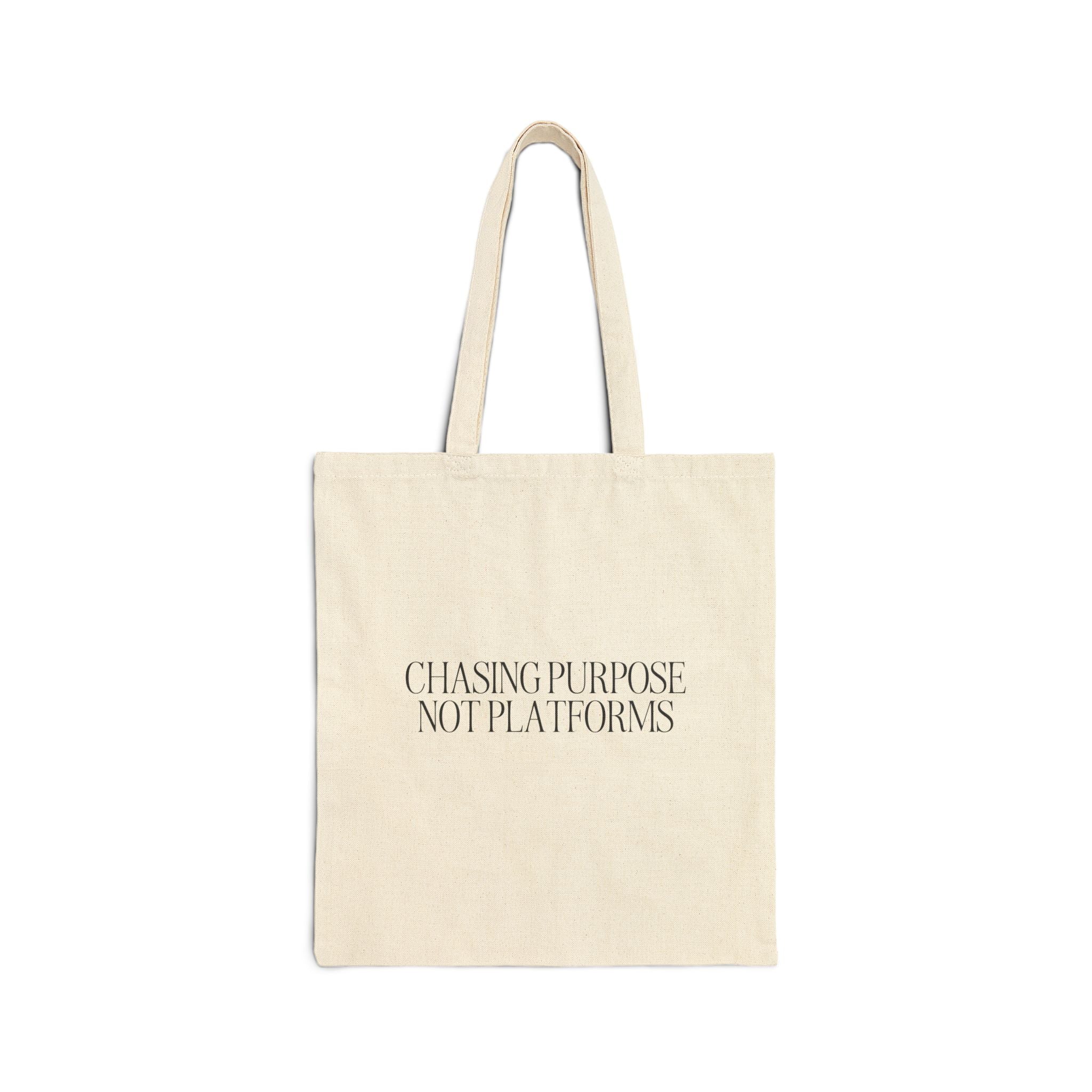 Chasing Purpose Tote Bag