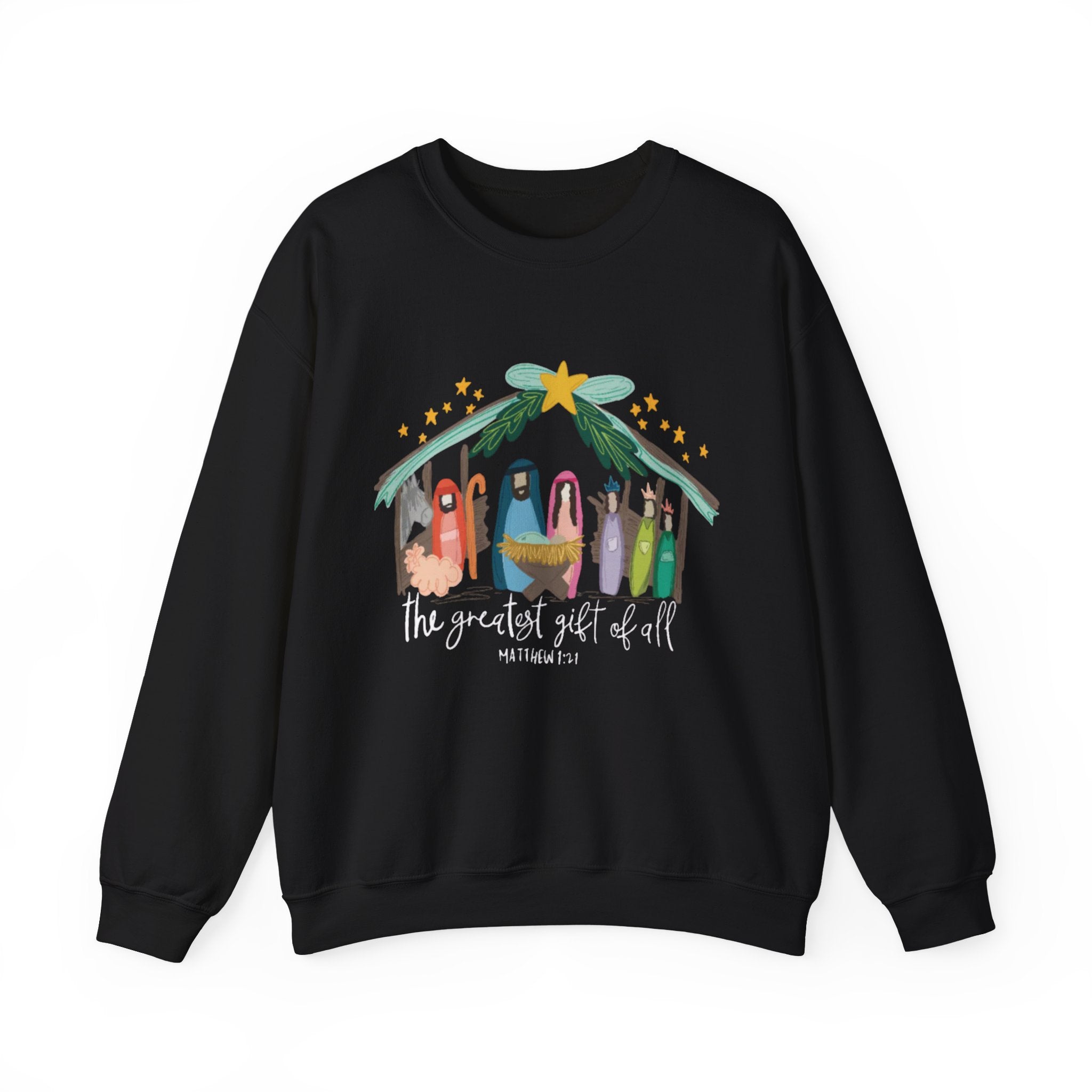 Nativity Scene Crewneck Sweatshirt