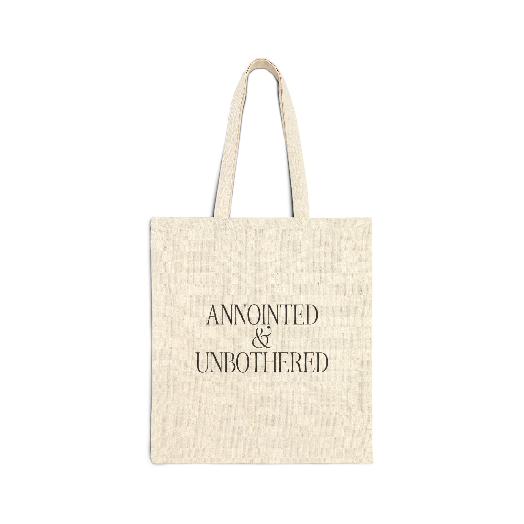 Annointed & Unbothered Tote Bag