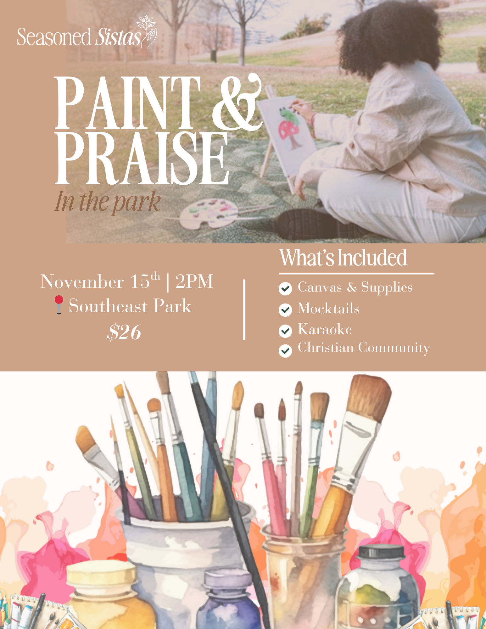 Paint & Praise in the Park | Nov 15